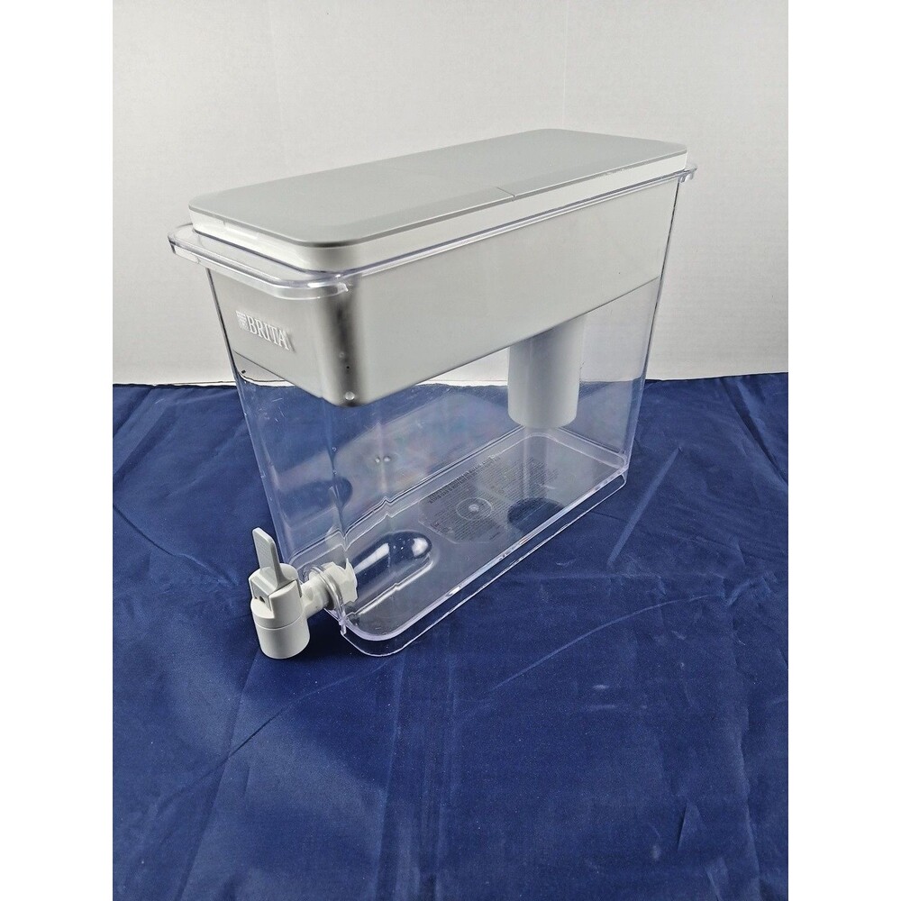 Brita Extra Large 27-Cup UltraMax Filtered Water Dispenser Gray Open Box